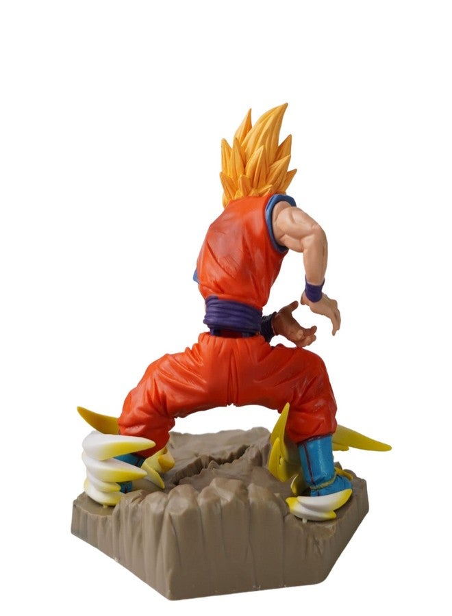 Offo مجسم شخصية غوكو سوبر سايان من أنمي دراغون بول زد من أوفو | مجسمات شخصيات خفيفة الوزن وجذابة ومتينة مصنوعة من كلوريد البولي فينيل، مناسبة لتزيين المنزل والمكتب وطاولة الدراسة، متعددة الألوان، 5 × 5 سم - Image 3